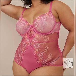 Torrid 2 Embroidered Bodysuit